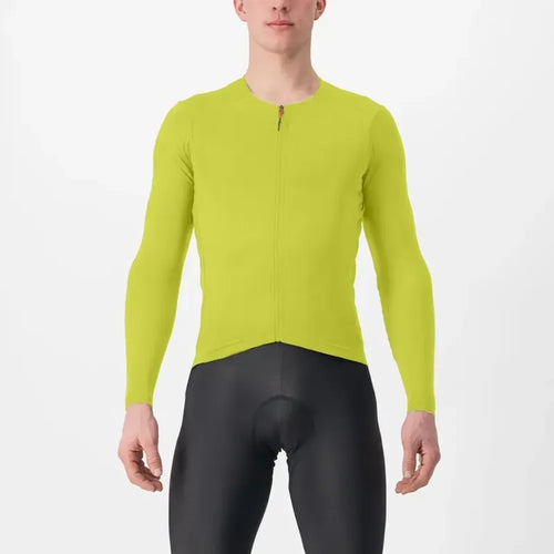 Castelli Fly Long Sleeve Jersey in Sulphur