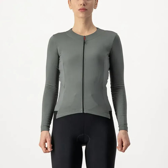 Castelli Fly Women's Long Sleeve Jersey in Urban Grey