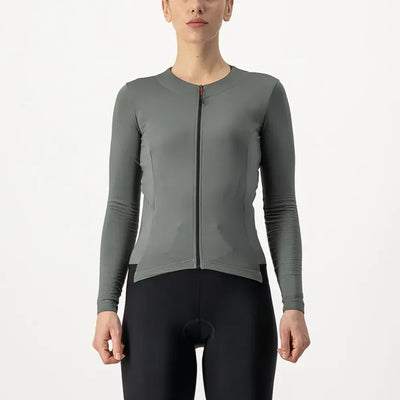 Castelli Fly Women's Long Sleeve Jersey in Urban Grey