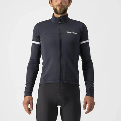 Castelli Fondo 2 Jersey in Black/White Reflex