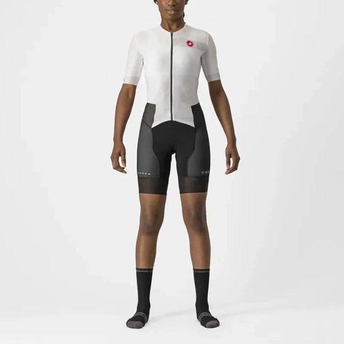 Castelli Free Sanremo 2 Short Sleeve Women's Suit in White