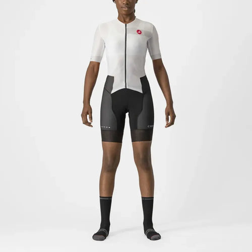 Castelli Free Sanremo 2 Short Sleeve Women's Suit in White