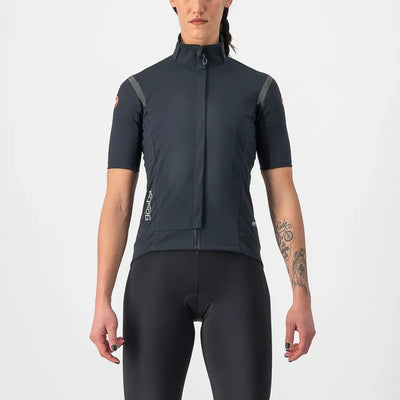 Castelli Gabba RoS 2 Short Sleeve Women's Jersey in Light Black/Black