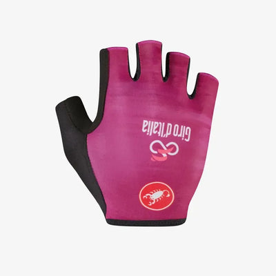 Castelli Giro D'Italia Gloves in Ciclamino