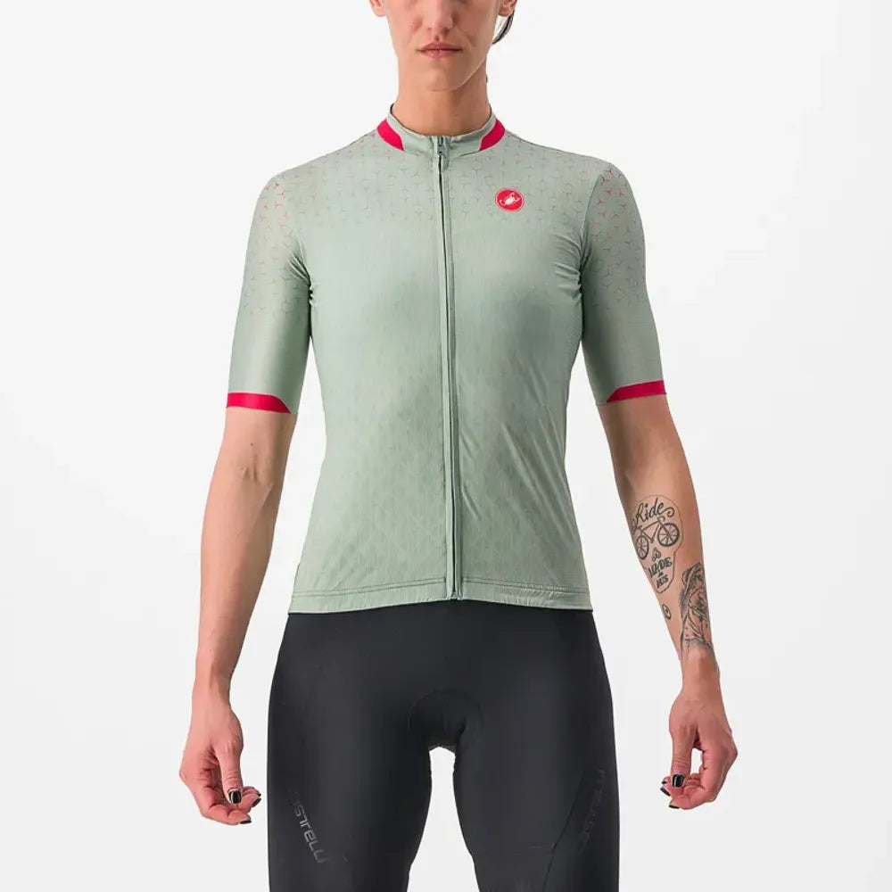 Castelli Pezzi Women's Jersey in Defender Green