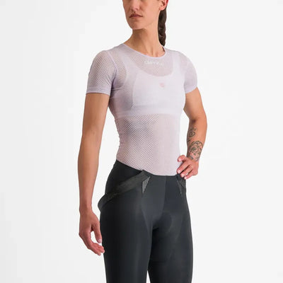 Castelli Pro Mesh Women's Short Sleeve Base Layer in Purple Mist
