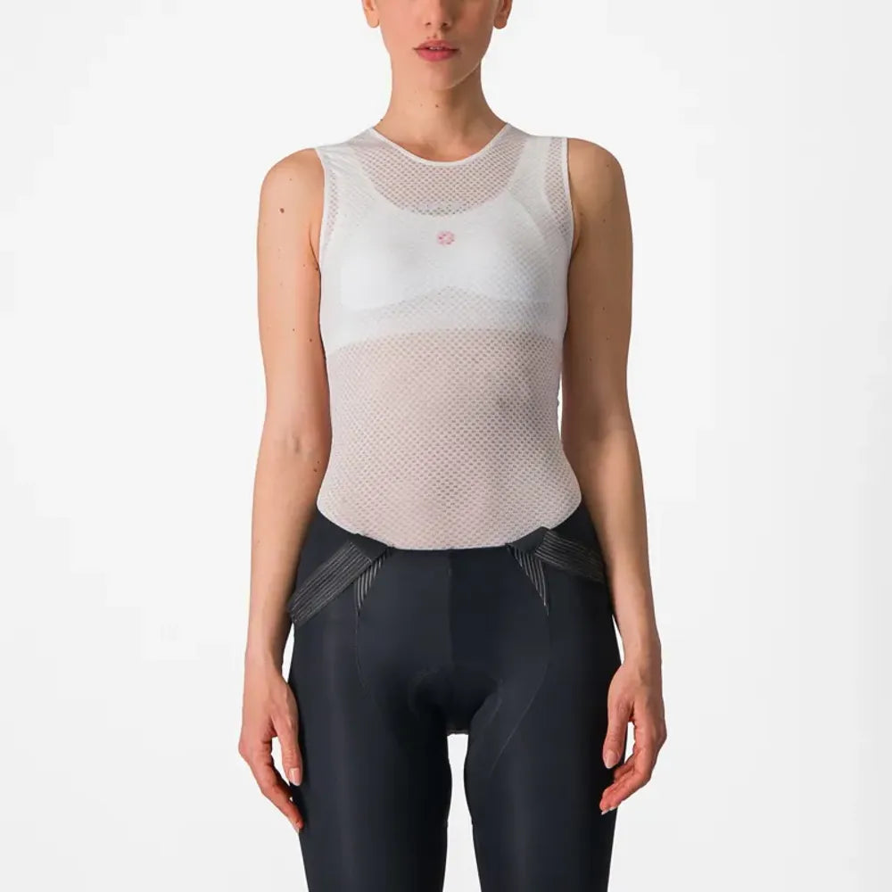 Castelli Pro Mesh Women's Sleeveless Base Layer in White