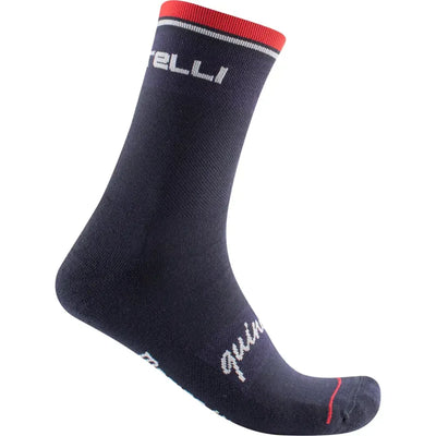 Castelli Quindici Soft Merino 15 Socks in Dark Blue