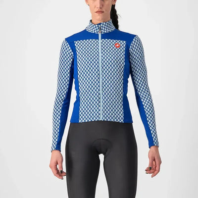 Castelli Sfida 2 Womens Jersey in Sodalite Blue/Sterling Blue