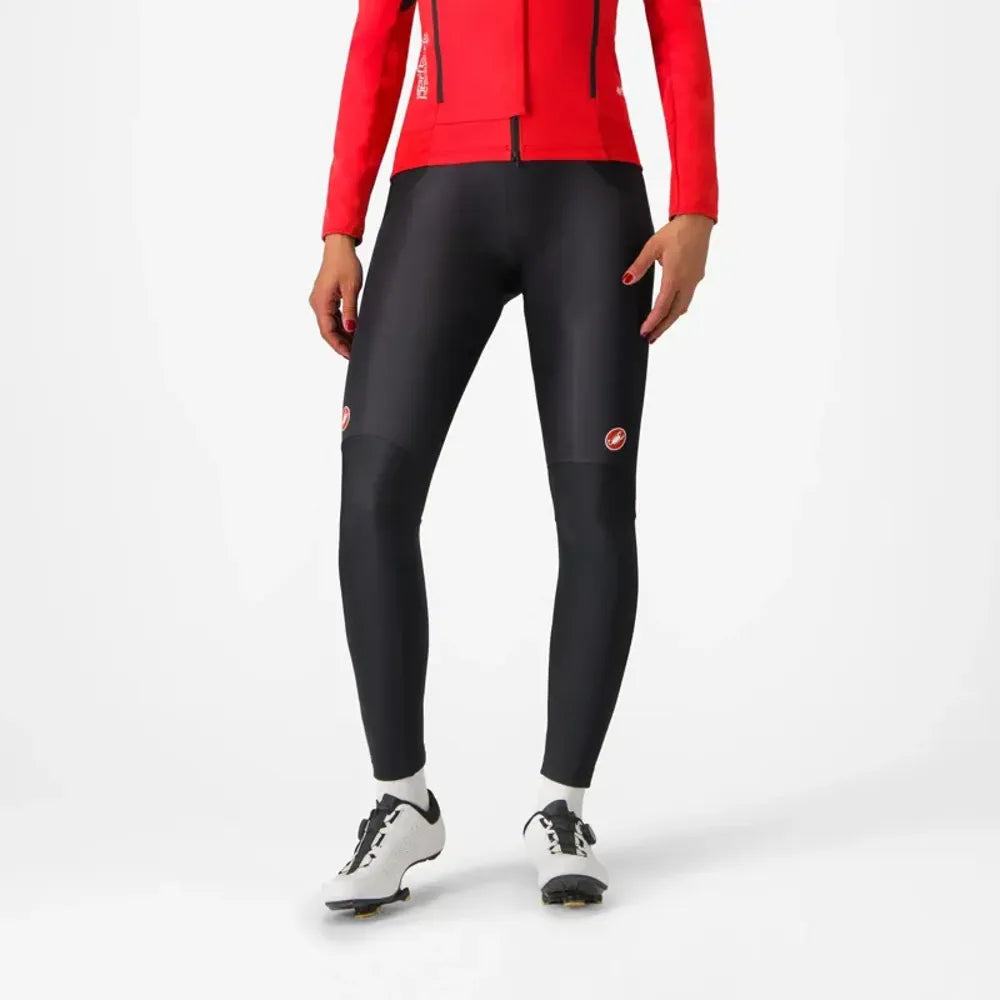 Castelli Sorpasso RoS Women's Bib Tights in Black/Silver Reflex