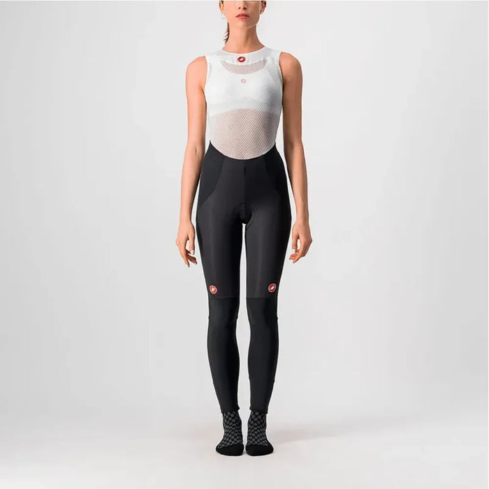 Castelli Sorpasso RoS Women's Tights in Black/Silver Reflex