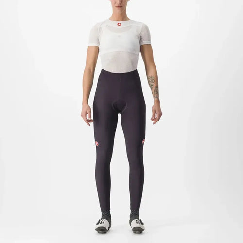 Castelli Sorpasso RoS Women's Tights in Dark Night Shade/Silver Reflex