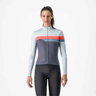 Castelli Tornare Women's Jersey in Twilight Blue/Winter Sky