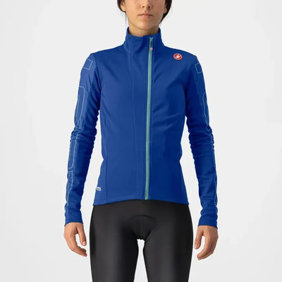 Castelli Transition Womens Jacket in Sodalite Blue/Sterling Blue