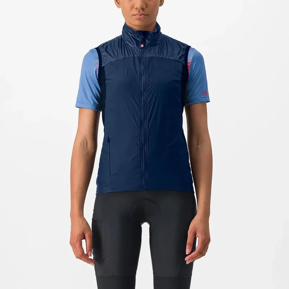 Castelli Unlimited Women's Puffy Vest in Austin Blue
