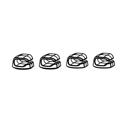 SRAM Range Extender Cable Clips x4 (SRAM spare parts catalogue drawing)