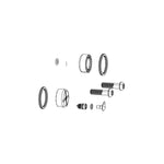 SRAM Disc Brake Caliper Piston Service Kit - (Includes 2 Pistons, 2 Black Titanium Bolts, Seals, Bleed Screw, O-Rings) - Red AXS E1 (SRAM spare parts catalogue drawing)