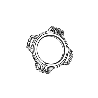 Sram Spare - Bottom Bracket Preload Adjuster Kit Dub (including Screw Outerring And 2 Innerrings Non-Flanged & Flanged (flanged Compatible With xx1 And x01 Dub Cranks Except For Fat): BLACK size (SRAM spare parts catalogue drawing)