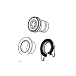SRAM Rear Derailleur Full Mount Bolt Kit T-Type Eagle AXS (SRAM spare parts catalogue drawing)