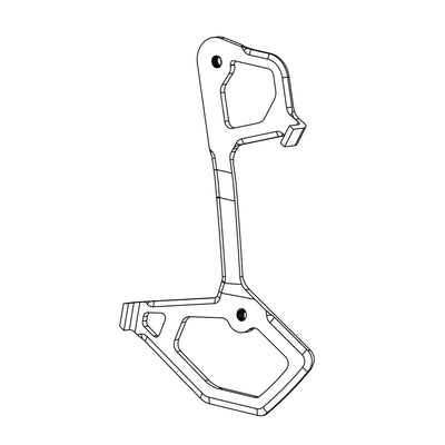 SRAM Rear Derailleur Inner Cage GX T-Type Eagle AXS (Inner Cage Including 2 T25 Stainless Steel Pulley Bolts) (SRAM spare parts catalogue drawing)