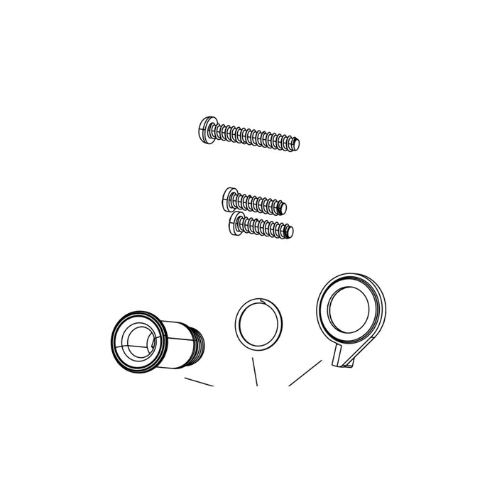 SRAM Spare - Rear Derailleur Bolt And Screw Kit SX Eagle (B-Bolt/Washer, Limit Screws) (SRAM spare parts catalogue drawing)