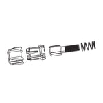 SRAM Spare - Shift Lever Trigger Barrel Adjuster Kit XX1/X01 Eagle Black (SRAM spare parts catalogue drawing)