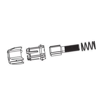 SRAM Spare - Shift Lever Trigger Barrel Adjuster Kit XX1/X01 Eagle Black (SRAM spare parts catalogue drawing)