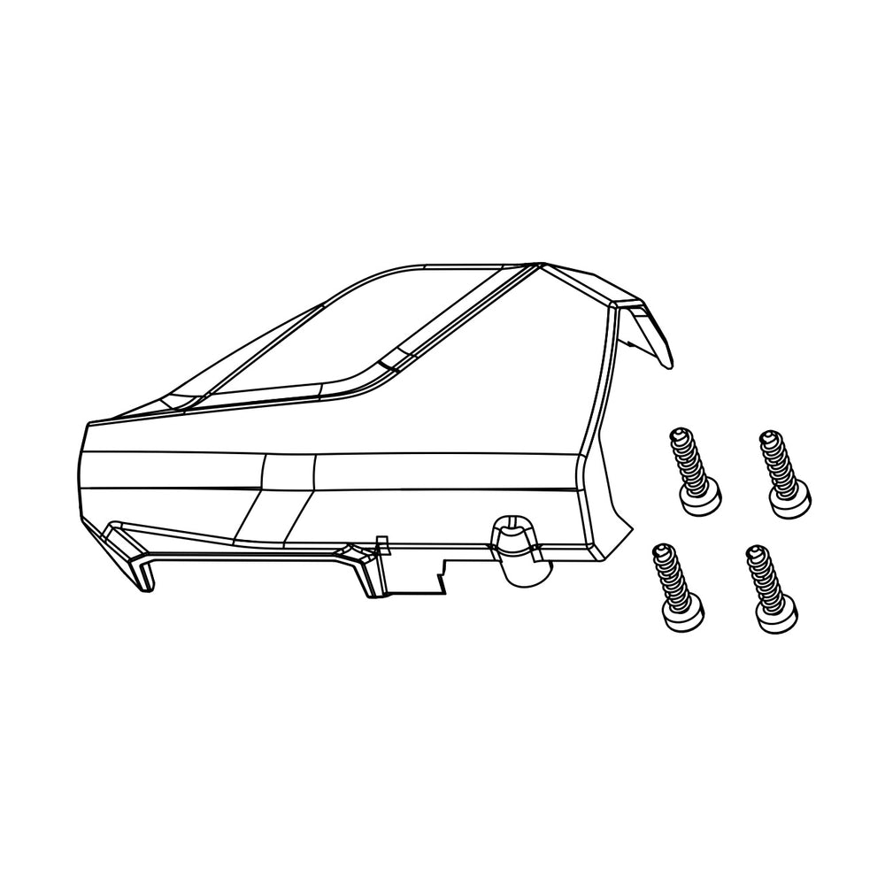 SRAM Shift Lever Trigger Cover Kit Eagle - INC 4 SCREWS (SRAM spare parts catalogue drawing)