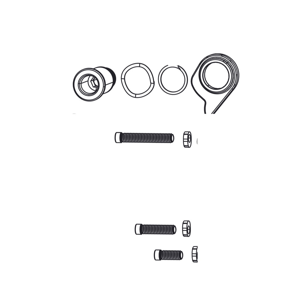 SRAM Rear Derailleur B-Bolt / B-Screw / Limit Screws Rival AXS E1 (SRAM spare parts catalogue drawing)