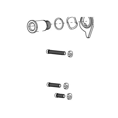 SRAM Spare - Rear Derailleur B-Bolt / B-Screw / Limit Screws Force XPLR Etap AXS (SRAM spare parts catalogue drawing)