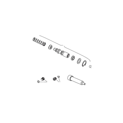 Sram Spare - Disc Brake Service Lever Internals Gen 2 Level Ultimate/Tlm/Tl Qty 1: BLACK size (SRAM spare parts catalogue drawing)