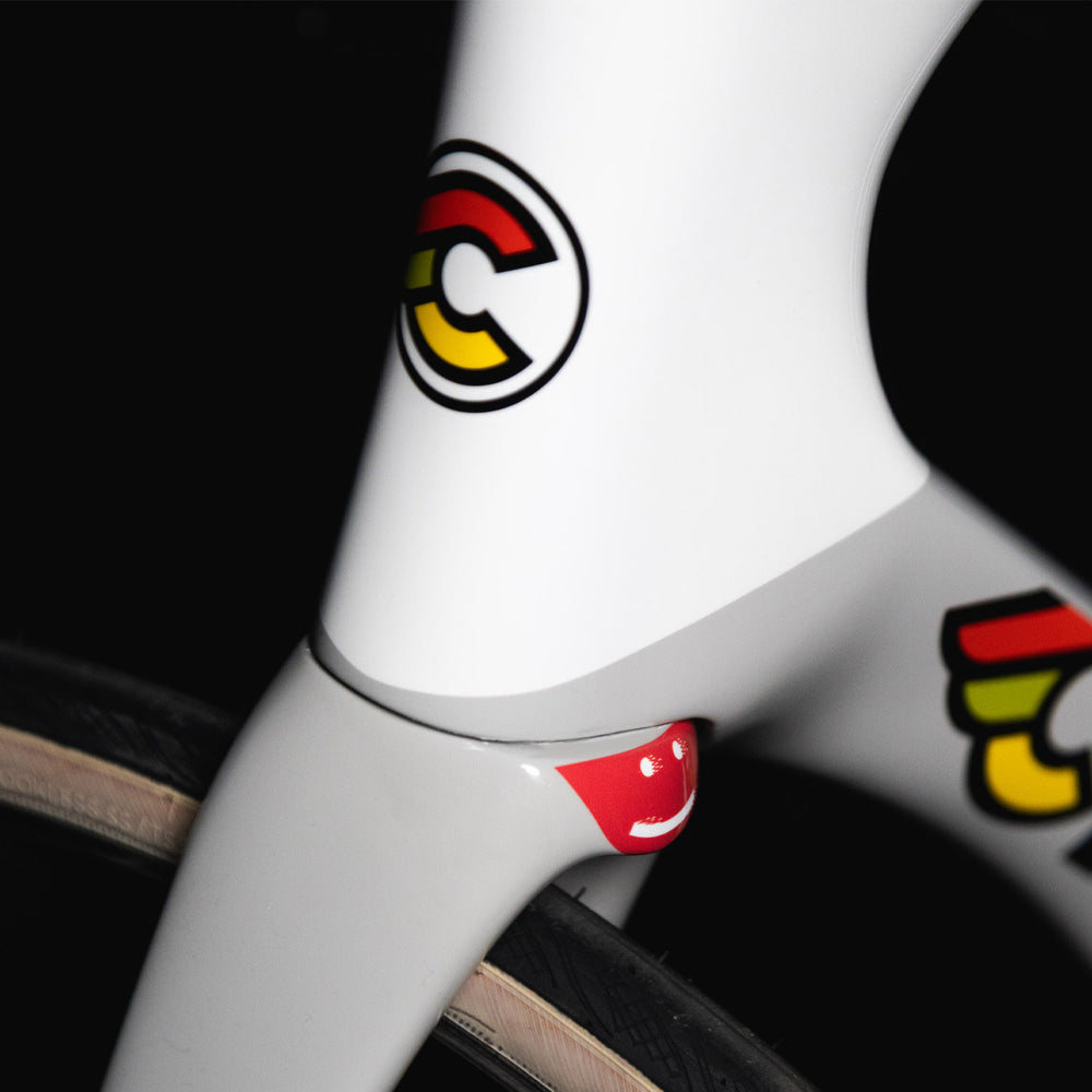 Cinelli Aeroscoop Frameset In Coral White