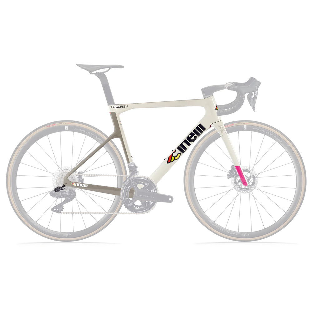 Cinelli Pressure II Frameset In Chalk Grey