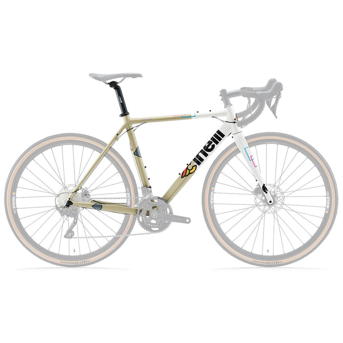 Cinelli Zydeco Sage Rover Frameset In White