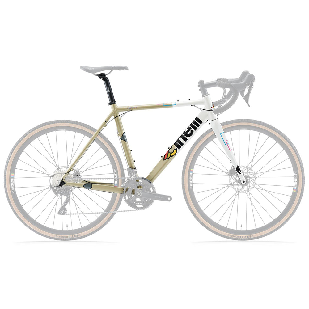 Cinelli Zydeco Sage Rover Frameset In White