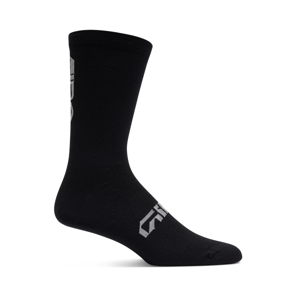 2026 GIRO Seasonal Merino Unisex Cycling Socks in Black/Grey