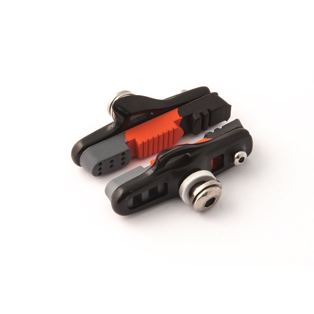 Campagnolo Road Elite 55mm 3-Comp V-Brake Shoes/Pads Blk 1 Pr