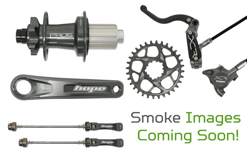 Hope PRO 4 Rear 32H Smoke Fatsno 197mm x 12mm