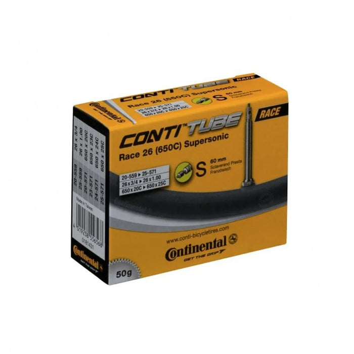 Continental Race Tube Supersonic 20-25c Inner Tube Presta 60mm Valve