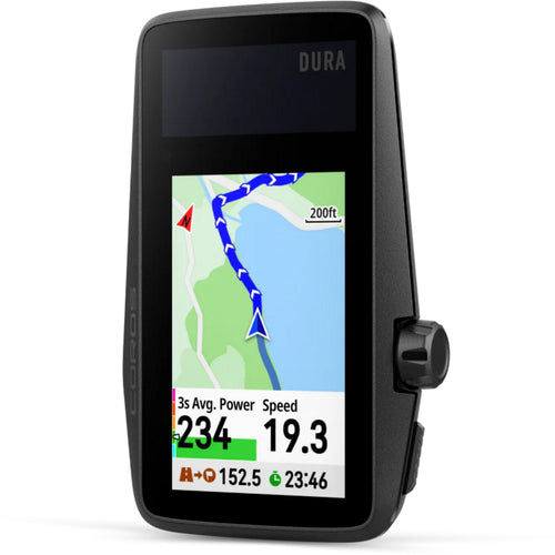 Coros Dura Solar GPS Bike Computer in Black