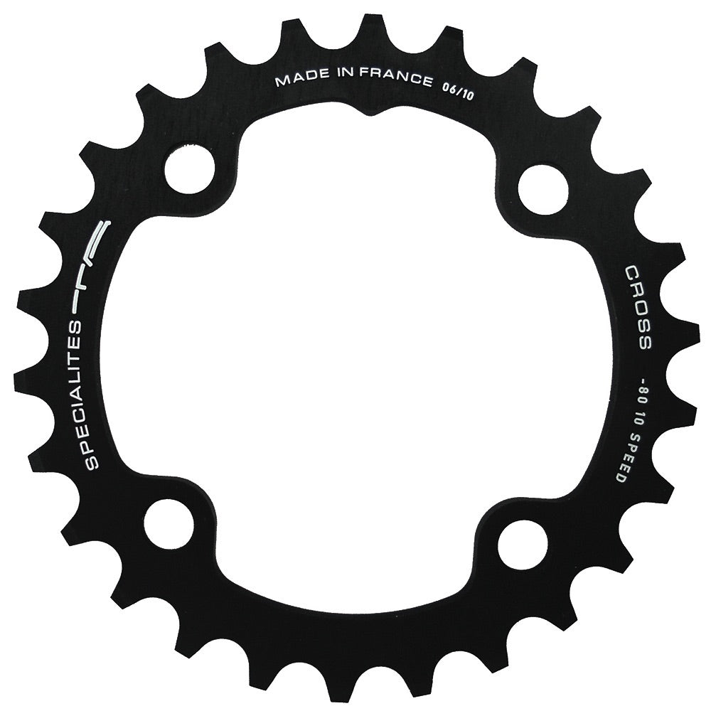 TA 120/80pcd Cross 4 Arm 10/11x in Black