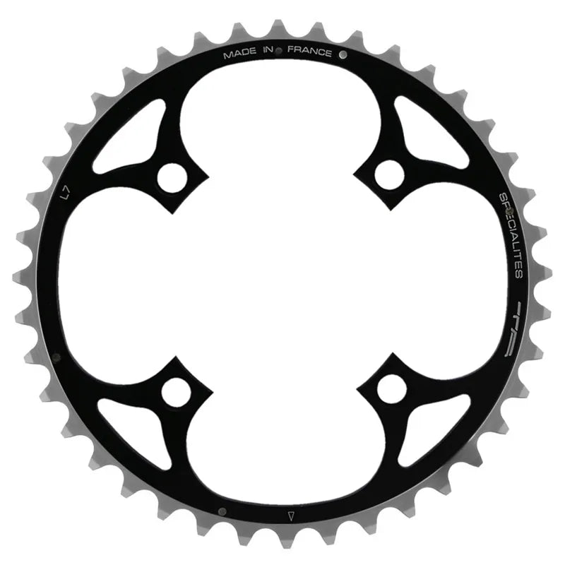 TA Chainrings Chinook 4 Arm 104pcd 8/9x Middle Chainrings in Black