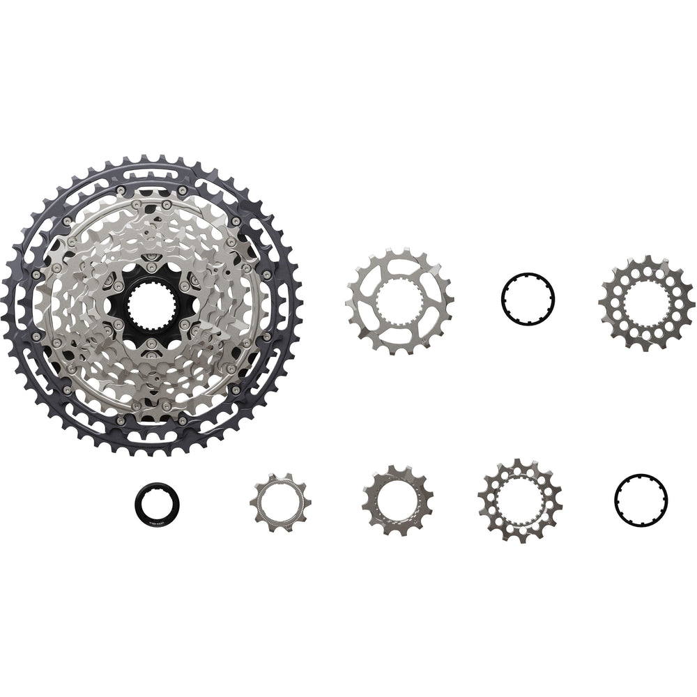 Side profile of Shimano Deore XT CS-M8200 cassette