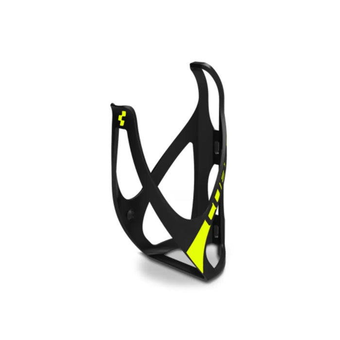 Cube HPP Water Bottle Cage in Matt Black and Yellow