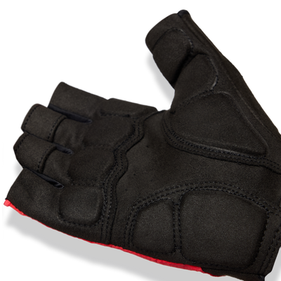 2026 GIRO Bravo II Gel Men's Road Cycling Gloves in Flame Red