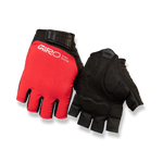 2026 GIRO Bravo II Gel Men's Road Cycling Gloves in Flame Red