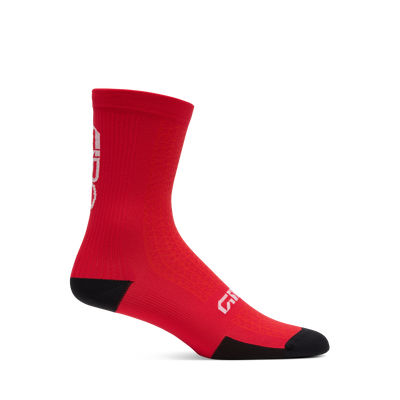 2026 GIRO HRC Team Unisex Cycling Socks in Flame Red