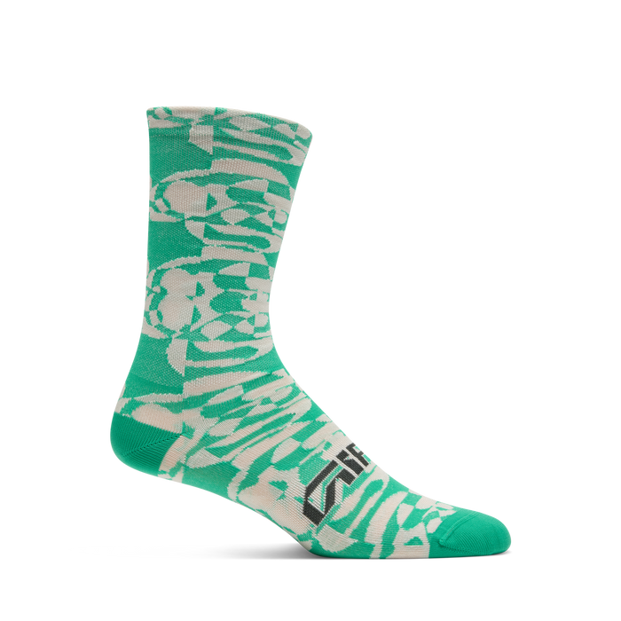 2026 GIRO Comp Racer High Rise Unisex Cycling Socks in Green Rush
