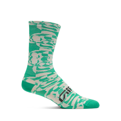 2026 GIRO Comp Racer High Rise Unisex Cycling Socks in Green Rush