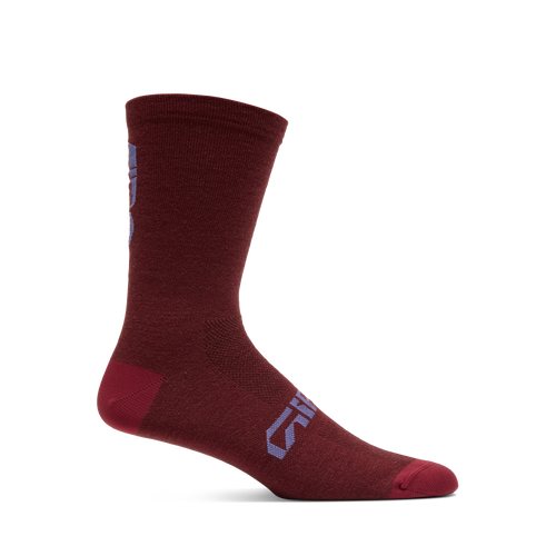 2026 GIRO Seasonal Merino Unisex Cycling Socks in Dark Brown